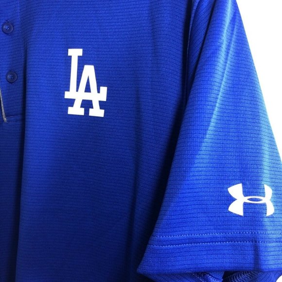 Under Armour Los Angeles LA Dodgers Mens Polo - Picture 4 of 12
